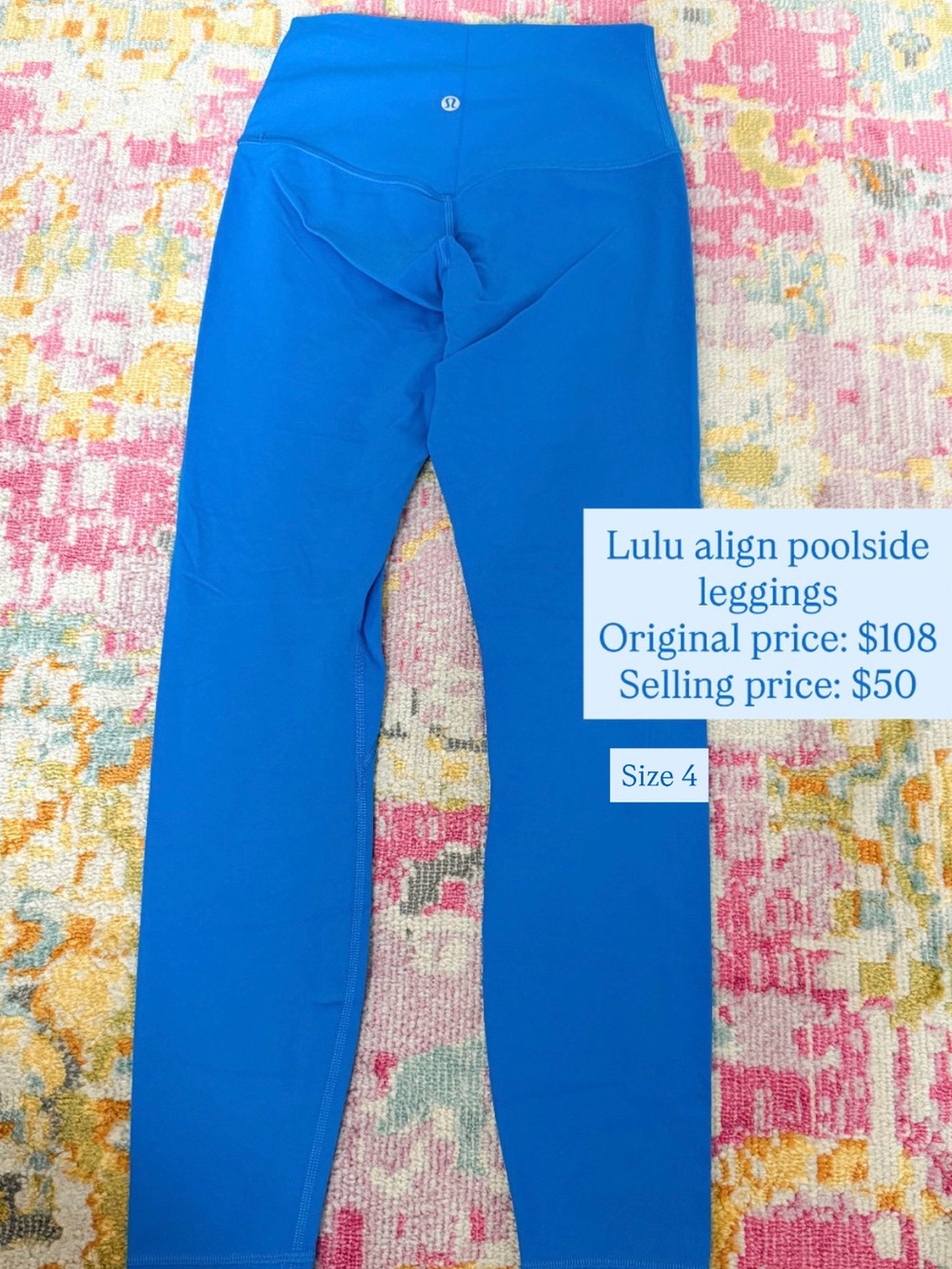 lululemon athletica Align Poolside Leggings - Bright Blue